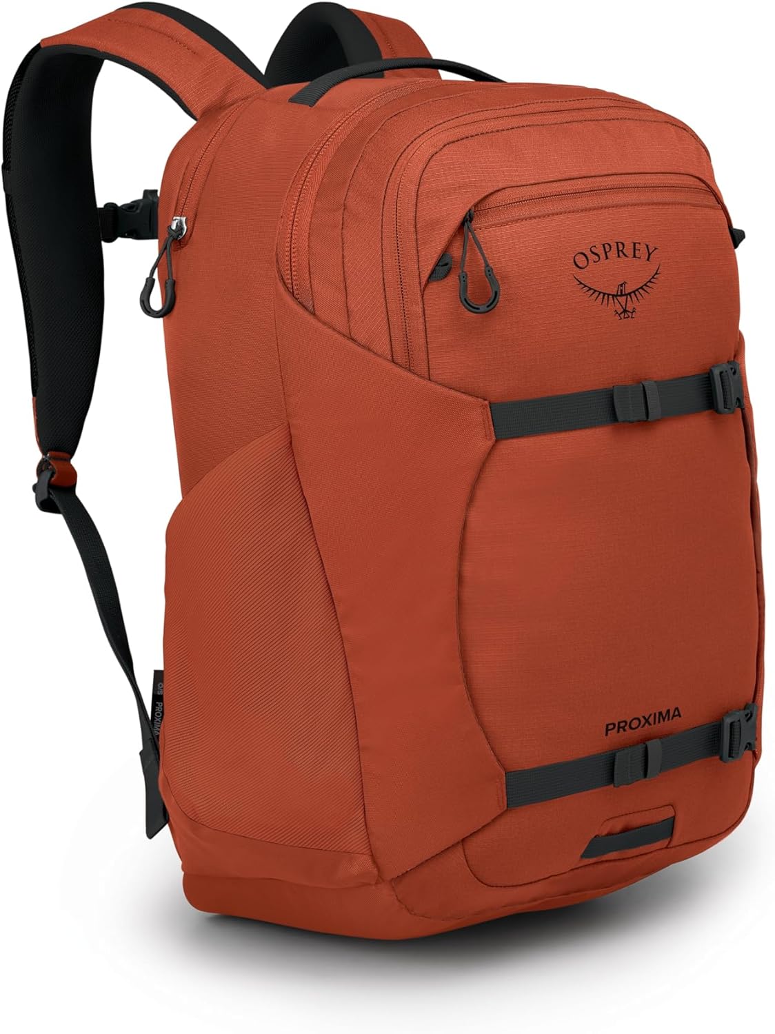 Osprey Proxima 30L Campus Laptop Backpack - Organized Everyday Pack with Tech Storage, Water Bottle Pockets, and Comfortable Carry - Perfect for School, Commute, and Travel, Firestarter Orange